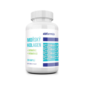 Abfarmis Mořský kolagen + Vitamin C + Vitamin B3 cps.30