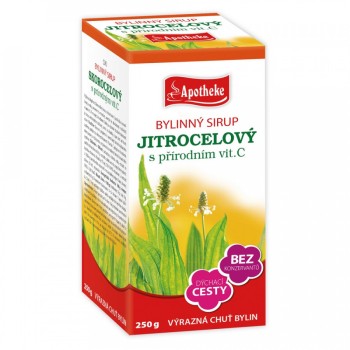 Apotheke Bylinný sirup Jitrocelový 250g