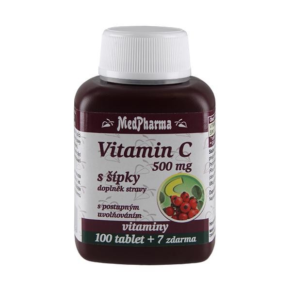 MedPharma Vitamin C 500mg s šípky 107tbl