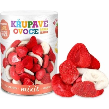 Mixit Křupavé ovoce Banán Jahoda 80g