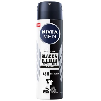 Nivea Men Antiperspirant sprej B&W Invisible 150ml