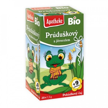 Apotheke BIO Dětský čaj Průduškový s jitrocelem 20x1,5g