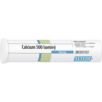 Calcium 500 šumivý forte Generica eff.tbl.20