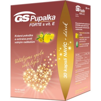 GS Pupalka Forte s vit.E cps.70+30 dárek