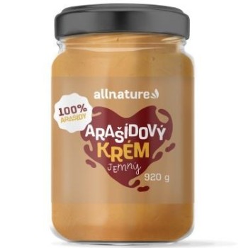 Allnature Arašídový krém jemný 920g