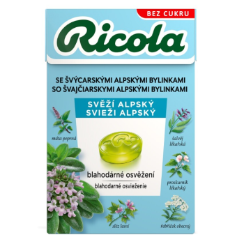 RICOLA Svěží alpský bez cukru 40g