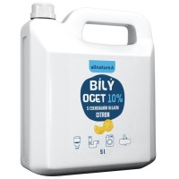 Allnature Bílý ocet 10% s esenciálním olejem citron 5 l Allnature Bílý ocet 10% s esenciálním olejem citron 5 l