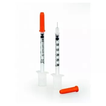 Inzulin.stříkačky BD 0.3mlx8mm DEMI U-100 100ks