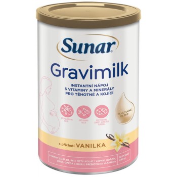 Sunar Gravimilk s příchutí vanilka 450g