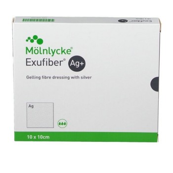 Exufiber Ag+ 10x10cm 10ks