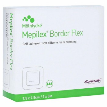 Krytí Mepilex Border Flex 7.5x7.5cm 5ks