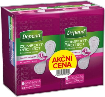 Depend Ultra Mini inkont.vložky Ž Duopack 2x22ks
