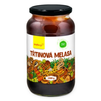 Třtinová melasa BIO 1300 g Wolfberry