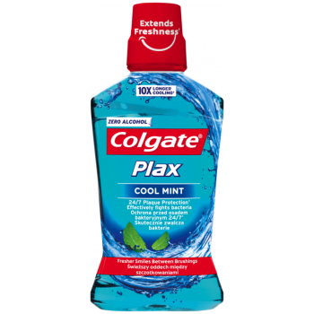 Colgate Plax Cool Mint ústní voda bez alkoholu 500 ml
