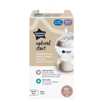 Tommee Tippee Natural start skle.lahev 0m+ 250ml