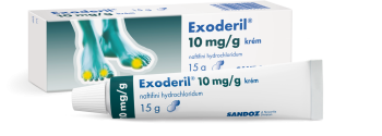EXODERIL 10 mg/g krém, 15 g