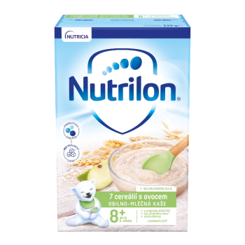 Nutrilon Obil.-ml.kaše 7cereálií s ovocem 225g 8m+
