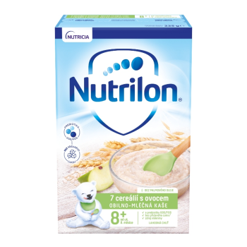 Nutrilon Obil.-ml.kaše 7cereálií s ovocem 225g 8M+