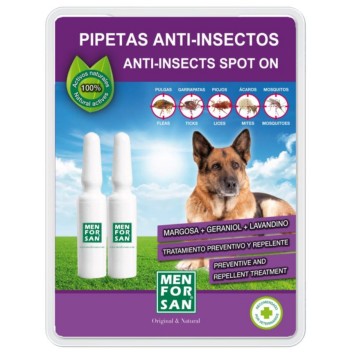 Menforsan Antiparazitní pipety pro psy 2x1.5ml