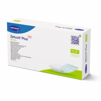 Zetuvit Plus Silicone 10x20cm sil. krytí SAP 10ks