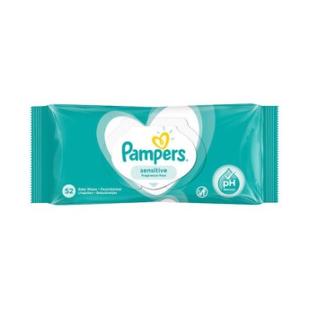 Pampers vlhčené ubrousky Sensitive 52ks