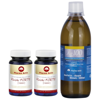 Reishi Forte 1000 1+1 cps.90+Ag100 10ppm 500ml