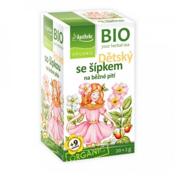 Apotheke BIO Dětský čaj se šípkem na běžné pití 20x2g