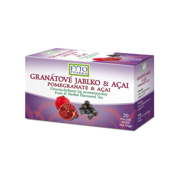 Fytopharma Ovocno-bylinný čaj granátové jablko & Acai 20 x 2g