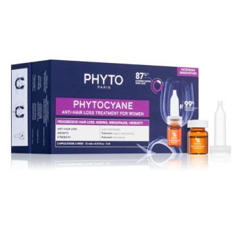 PHYTO PHYTOCYANE Péče proti progresivnímu vypadávání vlasů pro ženy 12x5ml