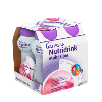 Nutridrink Multi Fibre s př.jahod. por.sol.4x200ml