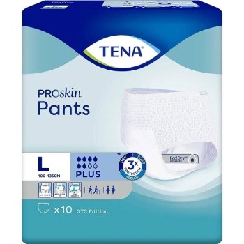 TENA Proskin Pants Plus L Inkontinenční kalhotky 10ks
