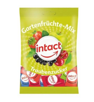 Intact hroznový cukr zahradní mix 75g