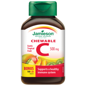 JAMIESON Vitamin C 500mg tr.ovoce cucací tbl. 120