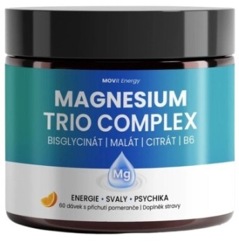 MOVit MagnesiumTrioComplex drink pomeranč 360g