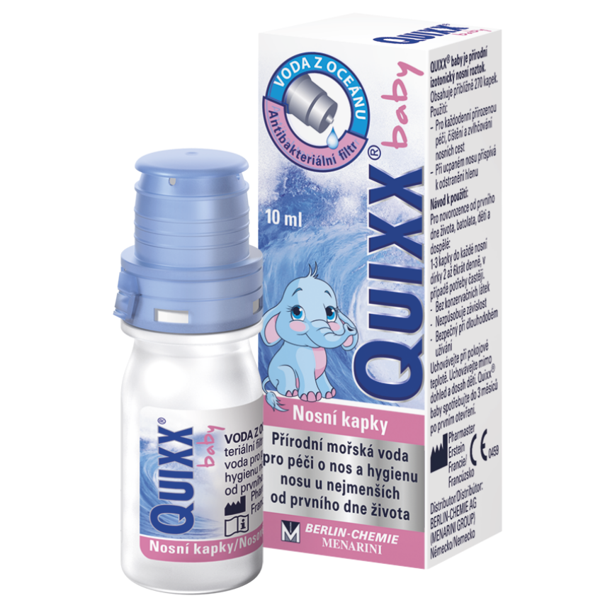 Quixx baby nosní kapky 10ml EUC Lékárna