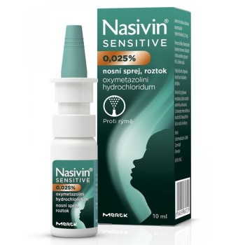 Nasivin Sensitive Děti 0.25mg/ml nas.spr.sol 10ml