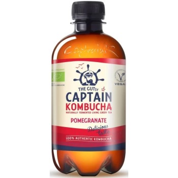 The Gutsy Captain Kombucha granát.jablko BIO 400ml