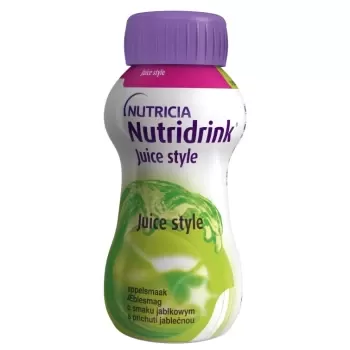 Nutridrink Juice Style s příchutí jablečnou por sol 4x200ml - EXPIRACE 12/06/2023