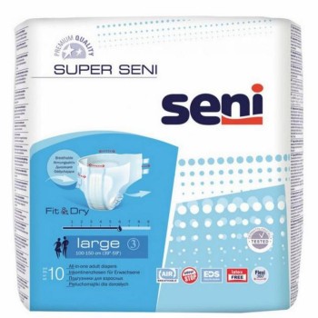 Seni Super Large 10 ks ink. plen. kalh.