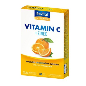 Vitar Vitamin C+zinek tbl.30