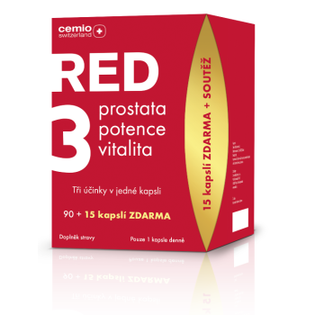 Cemio RED3 cps.90+15 dárek ČR