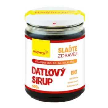 Datlový sirup BIO 600g Wolfberry