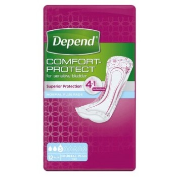 Depend Pads Normal plus inkont.vložky ženy 12ks