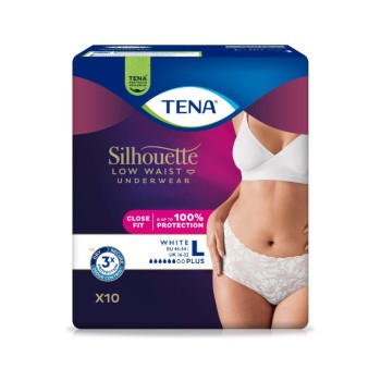 TENA Silhouette Plus White L inkontinenční kalhotky 10ks