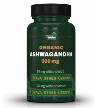Naturprodukt Ashwagandha organic 500mg tob.60