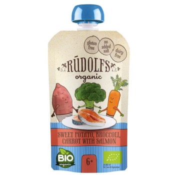 Rudolfs Batáty brok.mrk.losos kapsič.BIO 110g 6M+