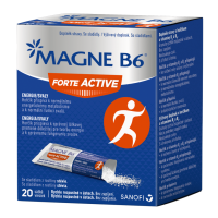 Magne B6 Forte Active 20 sáčků Magne B6 Forte Active 20 sáčků