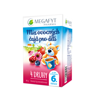 Megafyt Mix ovocných čajů pro děti 4x5x2g