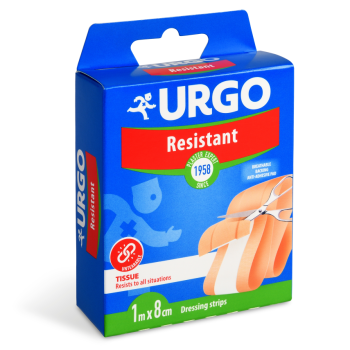 URGO RESISTANT Odolná náplast 1mx8cm NOVÁ