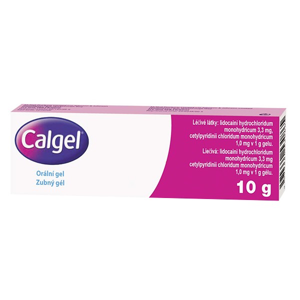 Calgel 3.3mg/g+1mg/g orální gel 10 g